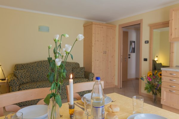 La zona giorno Raggio di Luce - Garni-Hotel + Appartamenti 4 stelle
