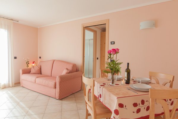 La zona giorno Raggio di Luce - Garni-Hotel + Appartamenti 4 stelle