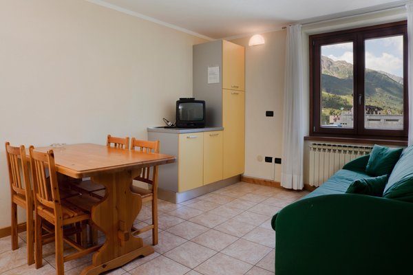 La zona giorno Redivalle - Residence