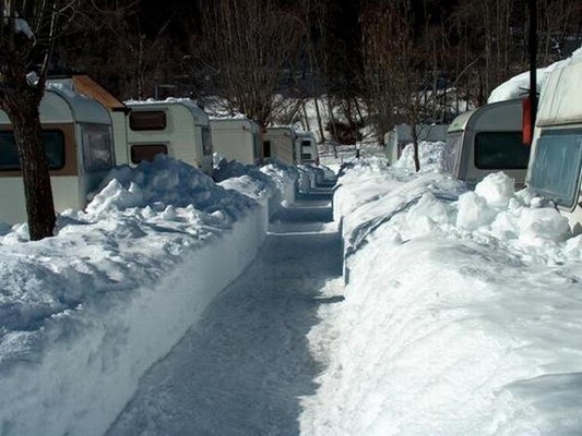 Foto Außenansicht im Winter Presanella