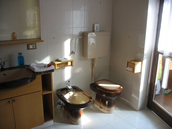 Foto del bagno Appartamenti Maso Bertolini