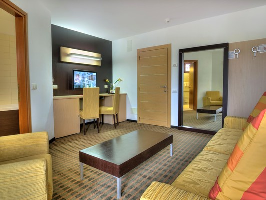 La zona giorno Hotel Luna Wellness