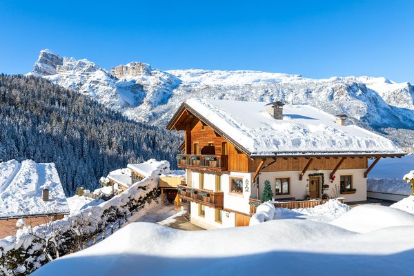 Foto invernale di presentazione Appartamenti Ciasa Odlana