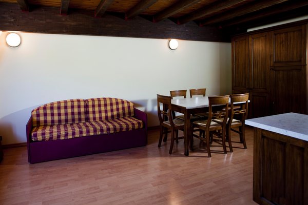 La zona giorno Savoia - Residence