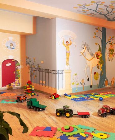 La sala giochi Albergo Cavallino Bianco