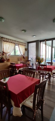 The restaurant Tuenno (Val di Non) Agritur Leita