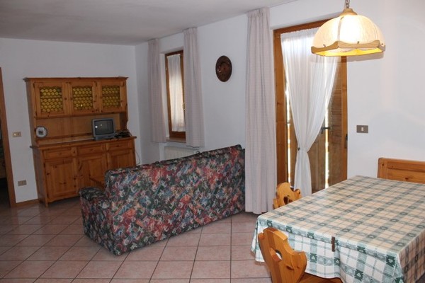 La zona giorno Appartamenti in agriturismo Mas da la Val