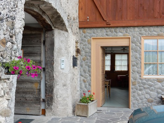 The entrance
