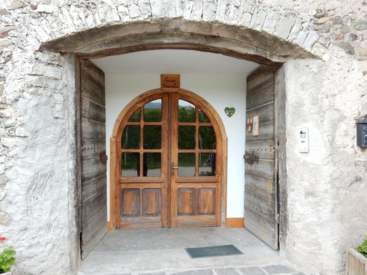The entrance