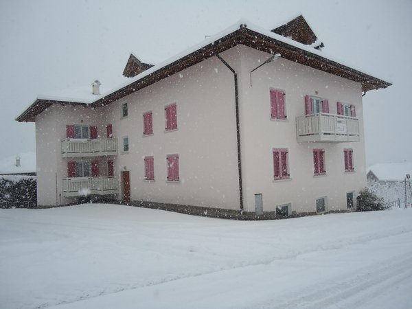 Foto Außenansicht im Winter Ferienhaus Rosa