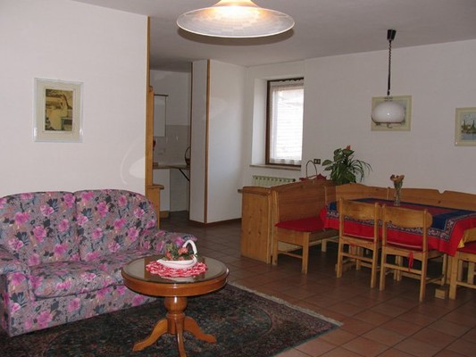La zona giorno Appartamenti Graziadei Giovanni