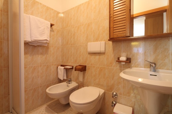 Foto del bagno Hotel Bucaneve
