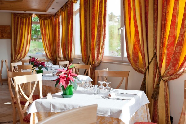 Das Restaurant Ronzone Stella delle Alpi Wellness & Resort