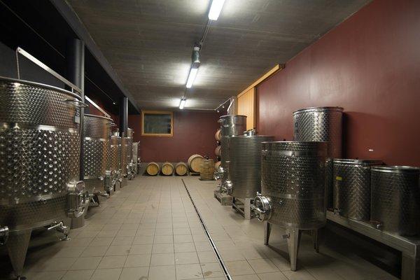 La cantina dei vini Caldaro Paese (Strada del Vino Nord) St. Quirinus