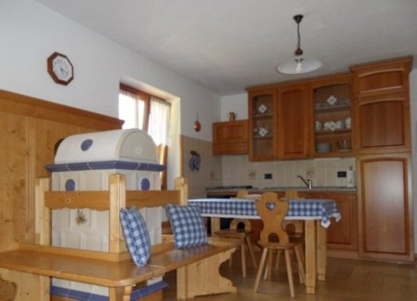 La zona giorno Residence Ciasa Festinel