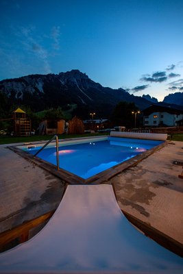 Photo of the outdoor swimming pool