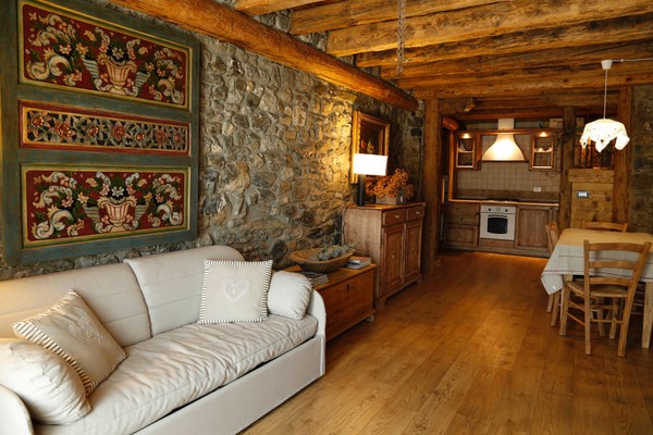 Der Wohnraum Hoteldorf Zoncolan