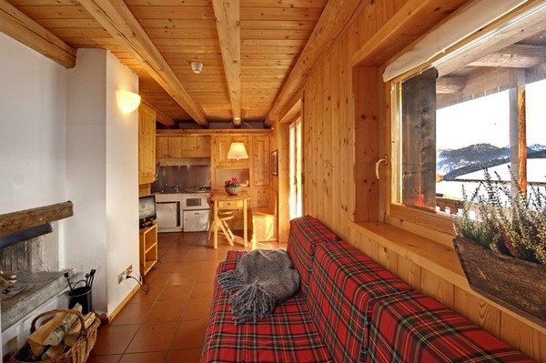 Der Wohnraum Hoteldorf Sauris