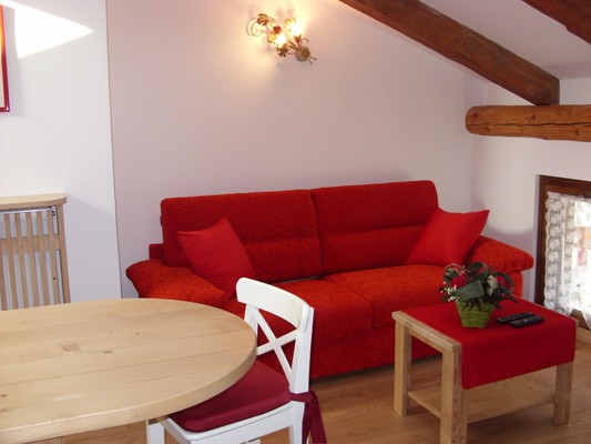 Der Wohnraum Hoteldorf Sauris