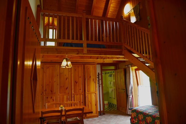 La zona giorno B&B + Appartamenti in agriturismo Pian dei Tass