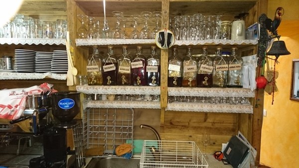 Das Restaurant Erto e Casso (Piancavallo und die Friauler Dolomiten) Gallo Cedrone