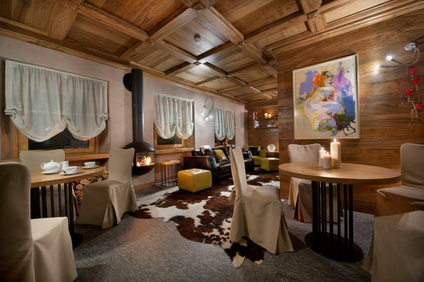 The restaurant Bormio Sottovento Luxury Hospitality