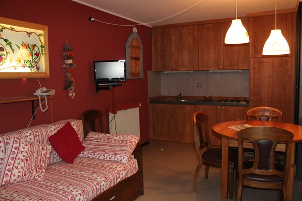 La zona giorno Residence Jolly