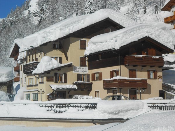 Foto invernale di presentazione Hotel Stella Alpina