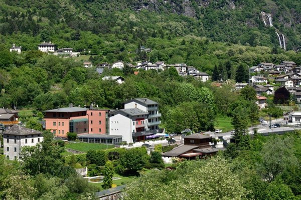 La posizione Hotel Aurora Chiavenna