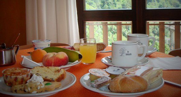 La colazione Meublé La Betulla - Hotel 3 stelle