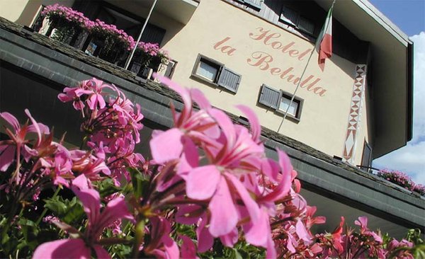 Foto esterno in estate Meublé La Betulla