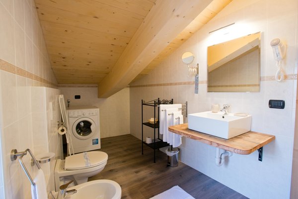 Foto del bagno Garni (B&B) + Appartamenti Le Corti