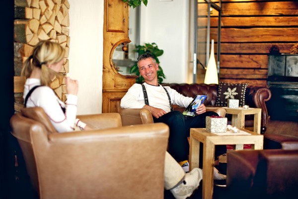 Die Gemeinschaftsräume Hotel Bivio