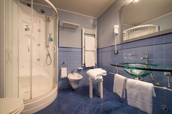 Foto del bagno Hotel Marzia