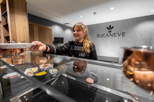 Das Frühstück Hotel Bucaneve