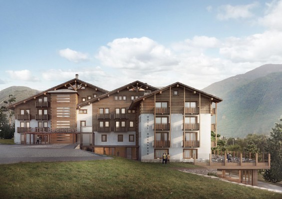 Foto Außenansicht Hotel Bucaneve