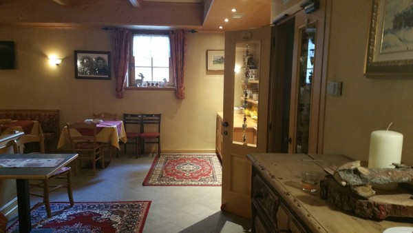La zona giorno Hotel Garni Baita Cecilia