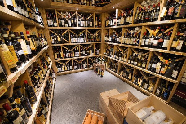 La cantina dei vini Livigno San Giovanni