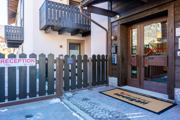 The entrance