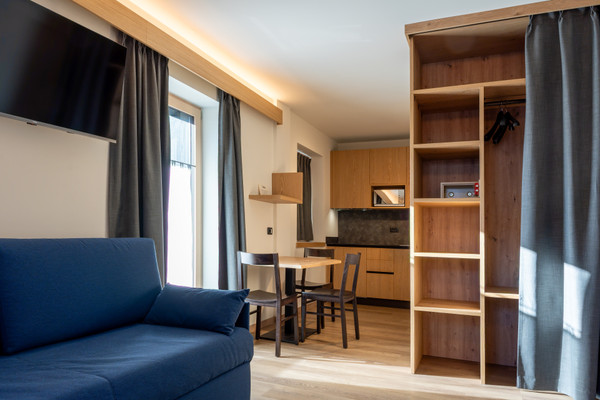 La zona giorno Residence Nevegall by Original Galli