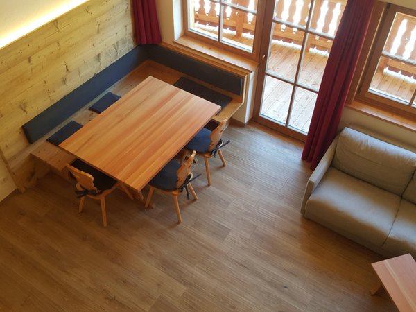 Der Wohnraum Ferienwohnungen auf dem Bauernhof Bruggerhof am Klausberg