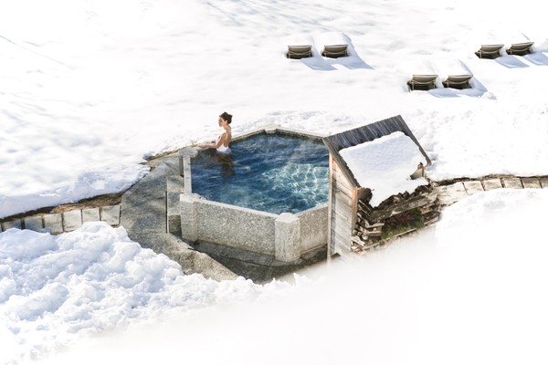 Photo of the outdoor swimming pool