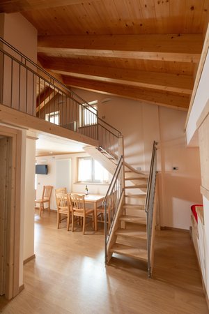 La zona giorno Adler Rooms & Mountain Apartments