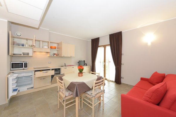 La zona giorno Al Palaz - Camere + Appartamenti in agriturismo
