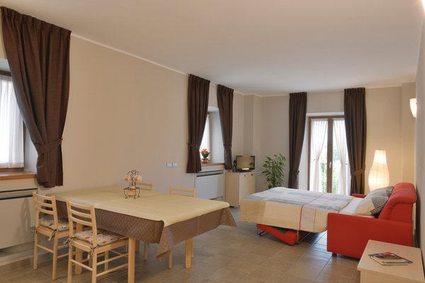 La zona giorno Al Palaz - Camere + Appartamenti in agriturismo