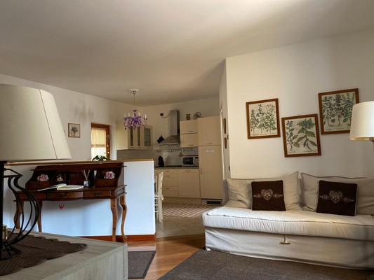 La zona giorno Bed & Breakfast La Rosa
