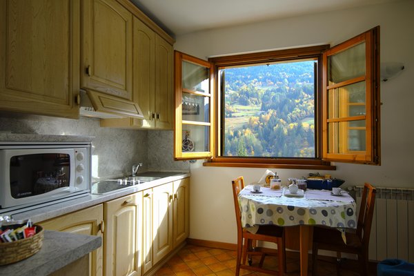 La zona giorno Baita de Eliseo - Bed & Breakfast