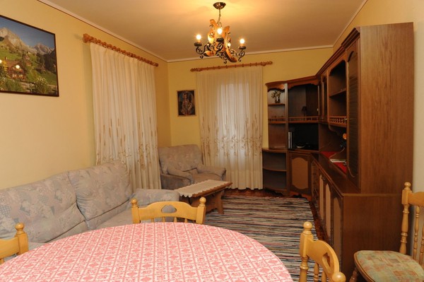 Der Wohnraum Ferienwohnungen Casa Galli Ostaria
