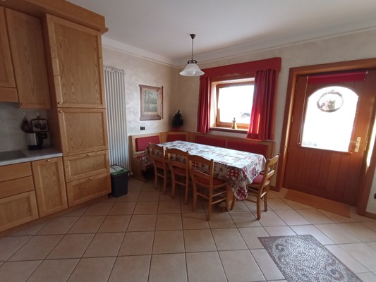 Der Wohnraum Ferienwohnung Chalet Claudia