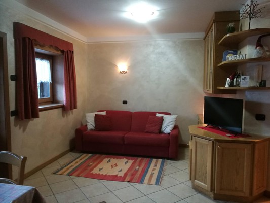 Das Wohnzimmer Ferienwohnung Chalet Claudia